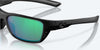 [Green Mirror Polarized Glass Lenses, Blackout Frame]