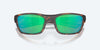 [Green Mirror Polarized Glass Lenses, Retro Tortoise Frame]