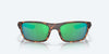 [Green Mirror Polarized Glass Lenses, Retro Tortoise Frame]