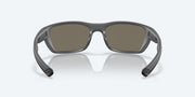 Blue Mirror Polarized Glass Lenses, Matte Gray Frame