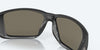 [Blue Mirror Polarized Glass Lenses, Matte Black Frame]