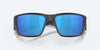 [Blue Mirror Polarized Glass Lenses, Matte Black Frame]