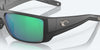 [Green Mirror Polarized Glass Lenses, Matte Black Frame]