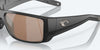 [Copper Silver Mirror Polarized Glass Lenses, Matte Black Frame]