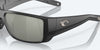 [Gray Silver Mirror Polarized Glass Lenses, Matte Black Frame]