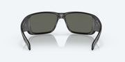 Gray Silver Mirror Polarized Glass Lenses, Matte Black Frame