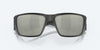 [Gray Silver Mirror Polarized Glass Lenses, Matte Black Frame]