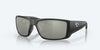 [Gray Silver Mirror Polarized Glass Lenses, Matte Black Frame]