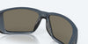 [Blue Mirror Polarized Glass Lenses, Midnight Blue Frame]