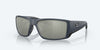 [Gray Silver Mirror Polarized Glass Lenses, Midnight Blue Frame]