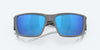 [Blue Mirror Polarized Glass Lenses, Matte Gray Frame]