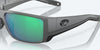 [Green Mirror Polarized Glass Lenses, Matte Gray Frame]