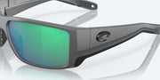 Green Mirror Polarized Glass Lenses, Matte Gray Frame