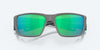 [Green Mirror Polarized Glass Lenses, Matte Gray Frame]