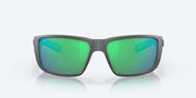 Green Mirror Polarized Glass Lenses, Matte Gray Frame