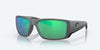 [Green Mirror Polarized Glass Lenses, Matte Gray Frame]