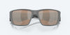 [Copper Silver Mirror Polarized Glass Lenses, Matte Gray Frame]