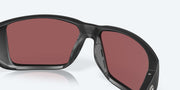 Gold Mirror Polarized Glass Lenses, Matte Black Frame