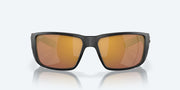 Gold Mirror Polarized Glass Lenses, Matte Black Frame