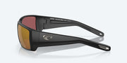 Gold Mirror Polarized Glass Lenses, Matte Black Frame