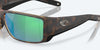 [Green Mirror Polarized Glass Lenses, Matte Tortoise Frame]