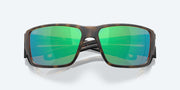 Green Mirror Polarized Glass Lenses, Matte Tortoise Frame