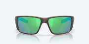 Green Mirror Polarized Glass Lenses, Matte Tortoise Frame