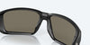 [Blue Mirror Polarized Glass Lenses, Matte Black Frame]