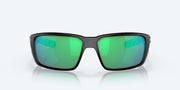 Green Mirror Polarized Glass Lenses, Matte Black Frame