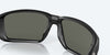 [Gray Silver Mirror Polarized Glass Lenses, Matte Black Frame]