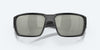 [Gray Silver Mirror Polarized Glass Lenses, Matte Black Frame]