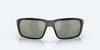 [Gray Silver Mirror Polarized Glass Lenses, Matte Black Frame]