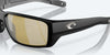 [Sunrise Silver Mirror Polarized Glass Lenses, Matte Black Frame]