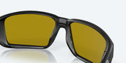 Sunrise Silver Mirror Polarized Glass Lenses, Matte Black Frame