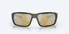 [Sunrise Silver Mirror Polarized Glass Lenses, Matte Black Frame]