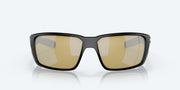 Sunrise Silver Mirror Polarized Glass Lenses, Matte Black Frame