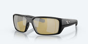 Sunrise Silver Mirror Polarized Glass Lenses, Matte Black Frame