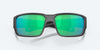 [Green Mirror Polarized Glass Lenses, Matte Gray Frame]