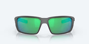 Green Mirror Polarized Glass Lenses, Matte Gray Frame