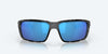 [Blue Mirror Polarized Glass Lenses, Tiger Shark Frame]