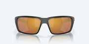 Gold Mirror Polarized Glass Lenses, Matte Black Frame