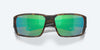 [Green Mirror Polarized Glass Lenses, Matte Tortoise Frame]