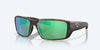 [Green Mirror Polarized Glass Lenses, Matte Tortoise Frame]