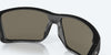 [Blue Mirror Polarized Glass Lenses, Matte Black Frame]