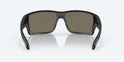 Blue Mirror Polarized Glass Lenses, Matte Black Frame