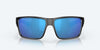 [Blue Mirror Polarized Glass Lenses, Matte Black Frame]