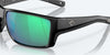 [Green Mirror Polarized Glass Lenses, Matte Black Frame]