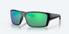 [Green Mirror Polarized Glass Lenses, Matte Black Frame]