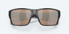 [Copper Silver Mirror Polarized Glass Lenses, Matte Black Frame]