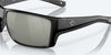 [Gray Silver Mirror Polarized Glass Lenses, Matte Black Frame]